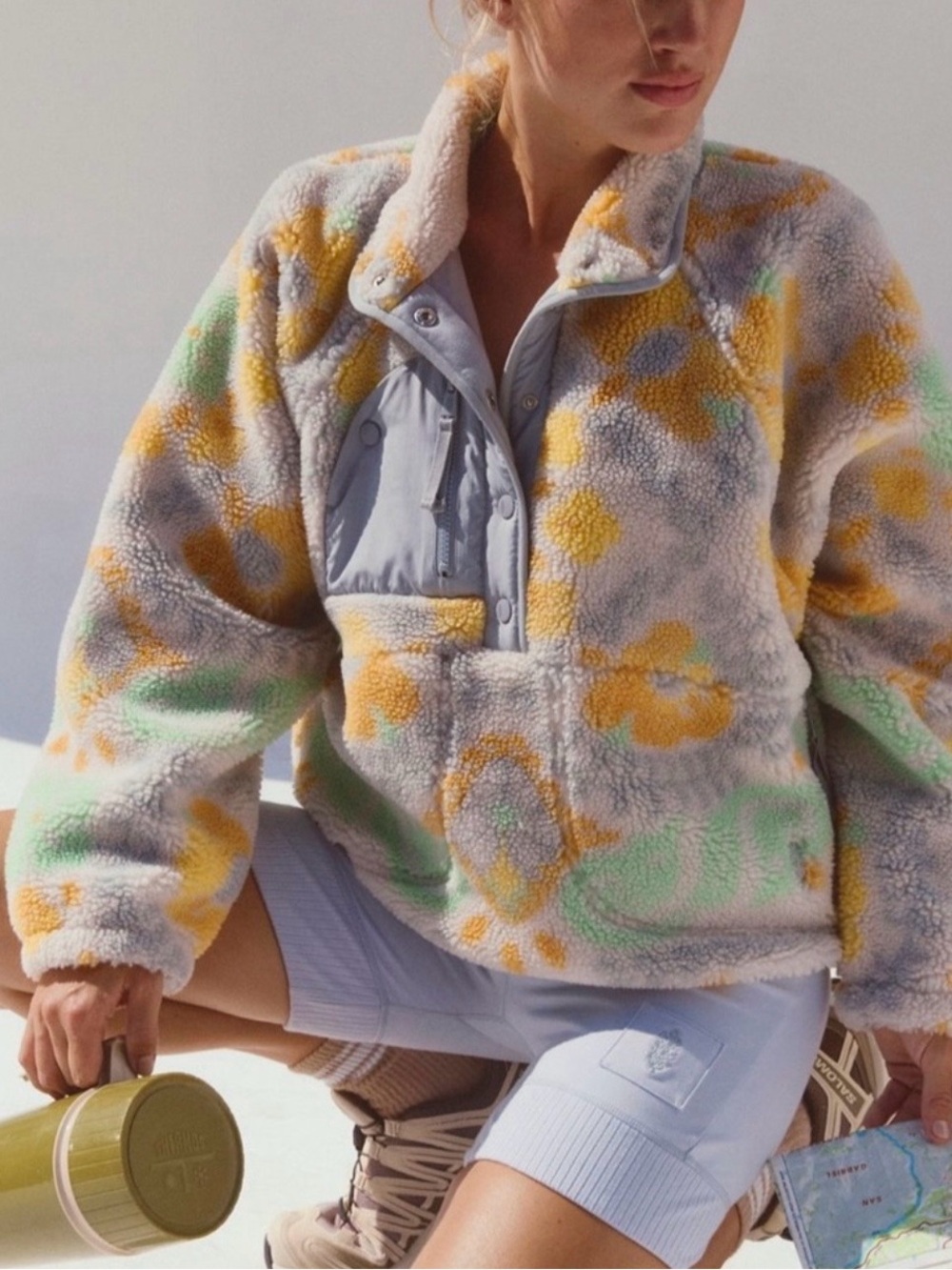 Free people hit the slopes printed fleece - Picture 4 of 6